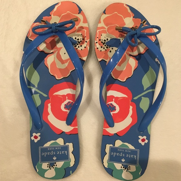 kate spade Shoes - NWOT Kate Spade flip flops Sz. 9-10 Brand New!